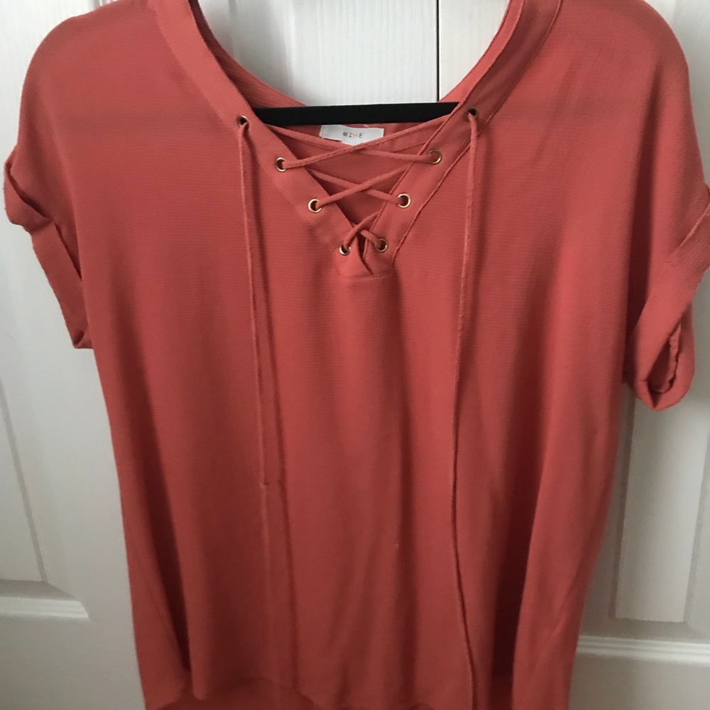 MINE Lace Up Shirt